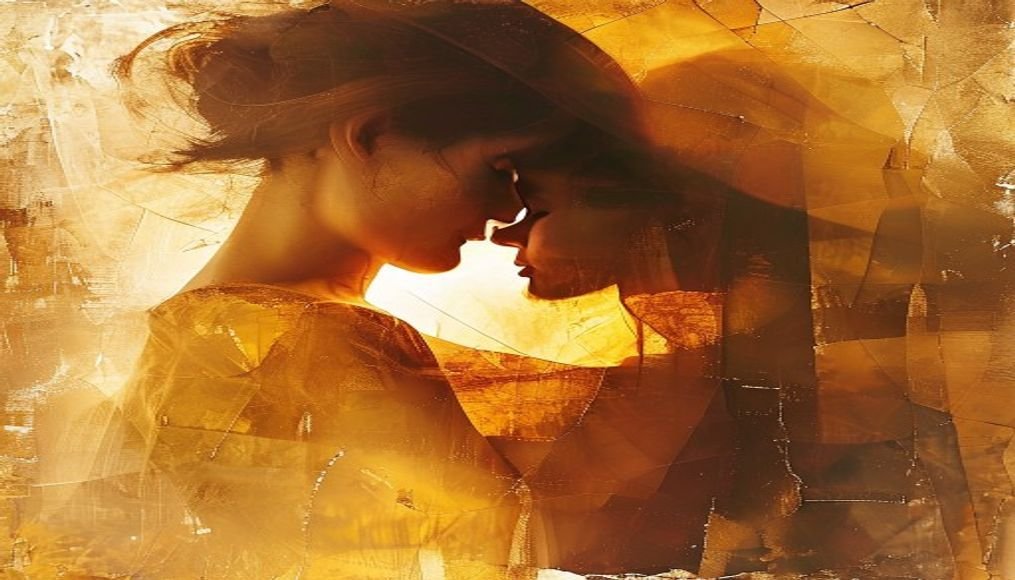 Warmth and closeness — amber light, the feeling of being held.
